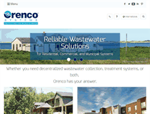 Tablet Screenshot of orenco.com